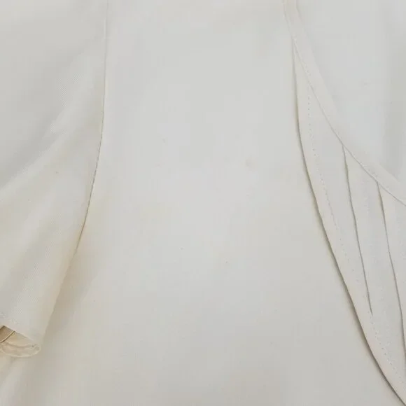 Banana Republic Silk Blouse Cream / Ivory Washable - Vintage - L - Picture 5 of 6